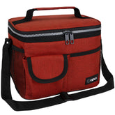 OPUX insulated lunch bag showing 14-can capacity for meal prep and portability.