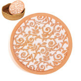 Oranbulb Terra Cotta Bread Warmer 9inch round keeps bread warm at table