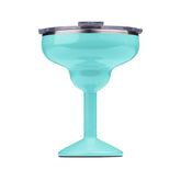 ORCA Rita seafoam margarita glass keeps drinks cold for hours.