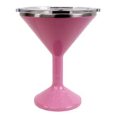ORCA Tini 13oz stainless steel martini glass in dusty rose for durable outdoor entertaining.