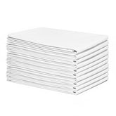 Organic Cotton Mart white dish towels 10-pack for daily kitchen use.
