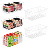 Orgneas freezer bins universal size for versatile storage and quick access