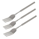 ORULA extendable fork with telescopic handle for easy dining and grilling.
