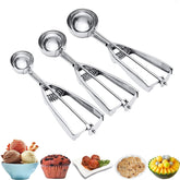 OTEHETOT ice cream scoop set with three sizes for consistent portions