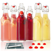 Otis Classic 16oz swing-top bottles set of six for versatile storage