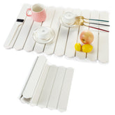 Ottkids large stone drying mat unfolded showing spacious 24x16 area for dishes and counter drying