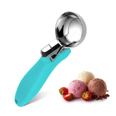 OTVAFAVA ice cream scoop with trigger mechanism for round scoops.