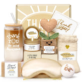 Oufrenn 16oz glass cup in a gift box, ideal for coffee or tea