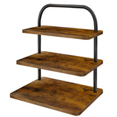OugeWood 3-tier wooden cupcake stand, large display for 50 cupcakes