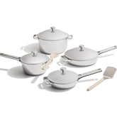 Our Place Titanium Pro Cookware Set, 10-piece, no-coating nonstick for easier cooking.