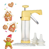 Ourokhome cookie press outer shell demonstrates durable construction for home baking.