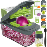 Ourokhome onion chopper with container for mess-free prep and precise chopping