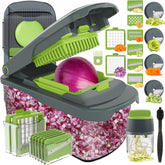 Ourokhome veggie chopper with container for mess-free chopping