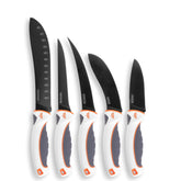 Outdoor Edge ErgoMax 6-piece set in a lightweight case for secure field transport.