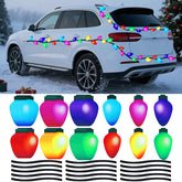 Outus Christmas car magnets red light bulb for festive decor with strong hold
