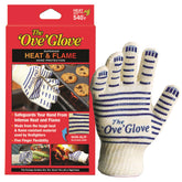 Ove Glove exterior flame-resistant layer provides reliable heat protection.