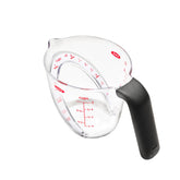 OXO Good Grips 1-Cup Angled Measuring Cup viewed from above for quick, accurate readings.