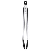 OXO Good Grips 12-Inch tongs with nylon heads for nonstick cookware protection during cooking