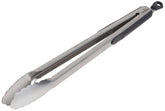 OXO Good Grips 16-Inch Locking Tongs with closed locking mechanism for easy storage.