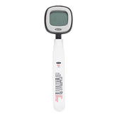 OXO Good Grips Chef's Precision thermometer with angled display for easy readings.