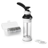 OXO Good Grips cookie press lever for easy, comfortable operation