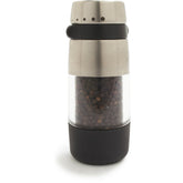 OXO Good Grips Mess-Free Pepper Grinder top-dispense design for clean counters