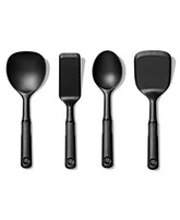 OXO Good Grips nylon mini utensils set with compact design for small kitchens.