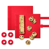 OXO Good Grips Slice & Bake Cookie Helper two mats for easy dough shaping.