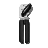 OXO Good Grips soft-handled can opener with cushioned grip for comfortable use.