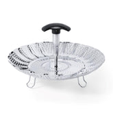 OXO Good Grips steamer with extendable handle for easy filling and transport