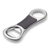 OXO Steel Bottle Opener front view highlights durable die-cast construction for everyday use.
