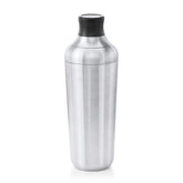 OXO Steel Single Wall Cocktail Shaker pouring a cocktail for a smooth pour