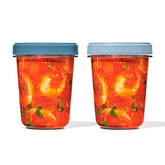 OXO Twist & Stack 32 oz container front view showing leakproof seal