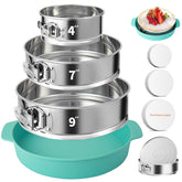 OYAOL four-inch springform pan for mini cheesecakes with easy release.