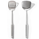 OYV 15-inch slotted spatula from the set for draining and turning foods with ease