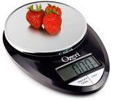 Ozeri Pro Digital Scale chrome platform close-up highlighting the precise weighing surface