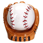 Pacific Giftware Baseball & Gloves Salt and Pepper Shakers set, ideal for game-day tables.