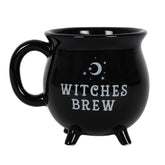 Pacific Giftware Witches Brew cauldron mug front view for cozy coffee rituals.