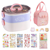 Paidideng Kawaii Bento Box portable design for on-the-go meals