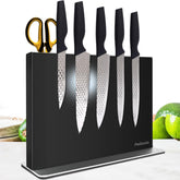 Pailexin magnetic knife block with double-sided magnets for secure blade storage.