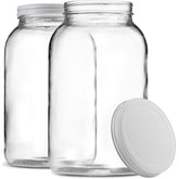 Paksh Novelty 1gal glass jar with lid for versatile storage.