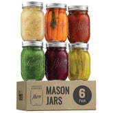 Paksh Novelty mason jar with lid and seal band for secure storage.