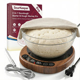 Pakusane SourKeeper dough probe shows real-time core temperature for precise proofing