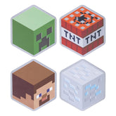 Paladone Minecraft metal coaster featuring Steve for tabletop protection and style.