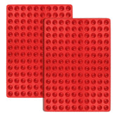 Palksky 2PCS 140-cavity semi-sphere mold sheet for versatile candy and ganache making.