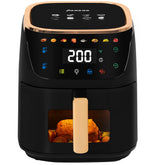 Panana 8QT air fryer front view highlighting large family-friendly capacity