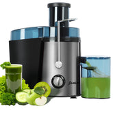 Panana juicer centrifugal system with 1000W motor for fast, fresh juice.