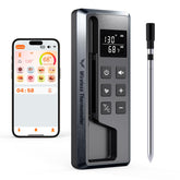 Paneceia meat thermometer probe delivers precise temperatures for perfect roasts.