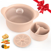 PANIMOSI 42oz microwave steamer outer view for quick, healthy meals