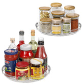 Pantasia 2 Pack Lazy Susan front view with 360° spin for quick cabinet access.